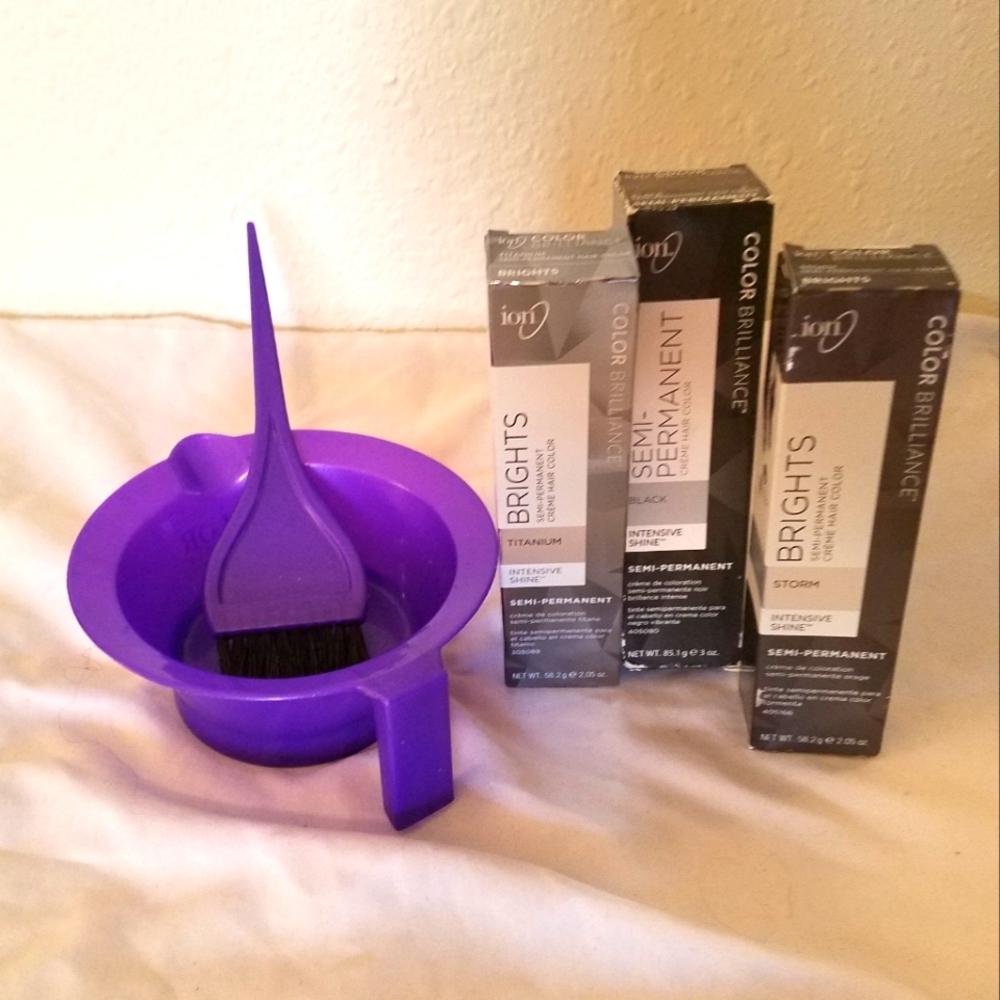 Ion Color Brilliance Black and Gray Dye